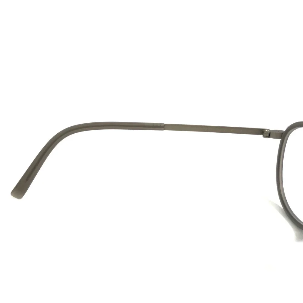 Tom Davies Eyeglasses Frames TD741 Col. 2208 Matte Gray Round Full Rim 47-19-140